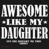 Awesome Like My Daughter Fathers Day Yes She Bought Me This Visor thumb 3