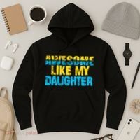 Awesome Like My Daughter Fathers Day Dad Hoodie thumb 3