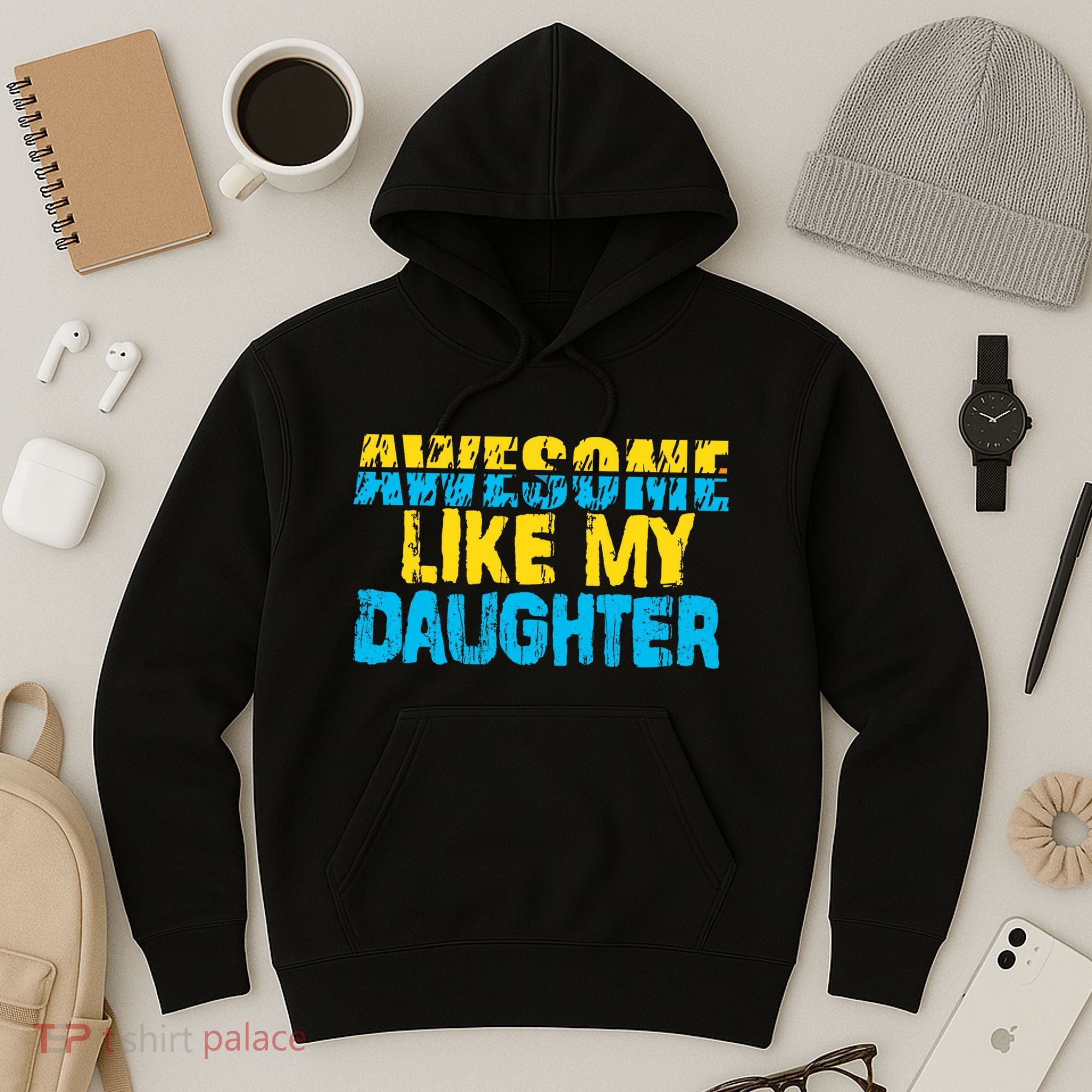 Awesome Like My Daughter Fathers Day Dad Hoodie