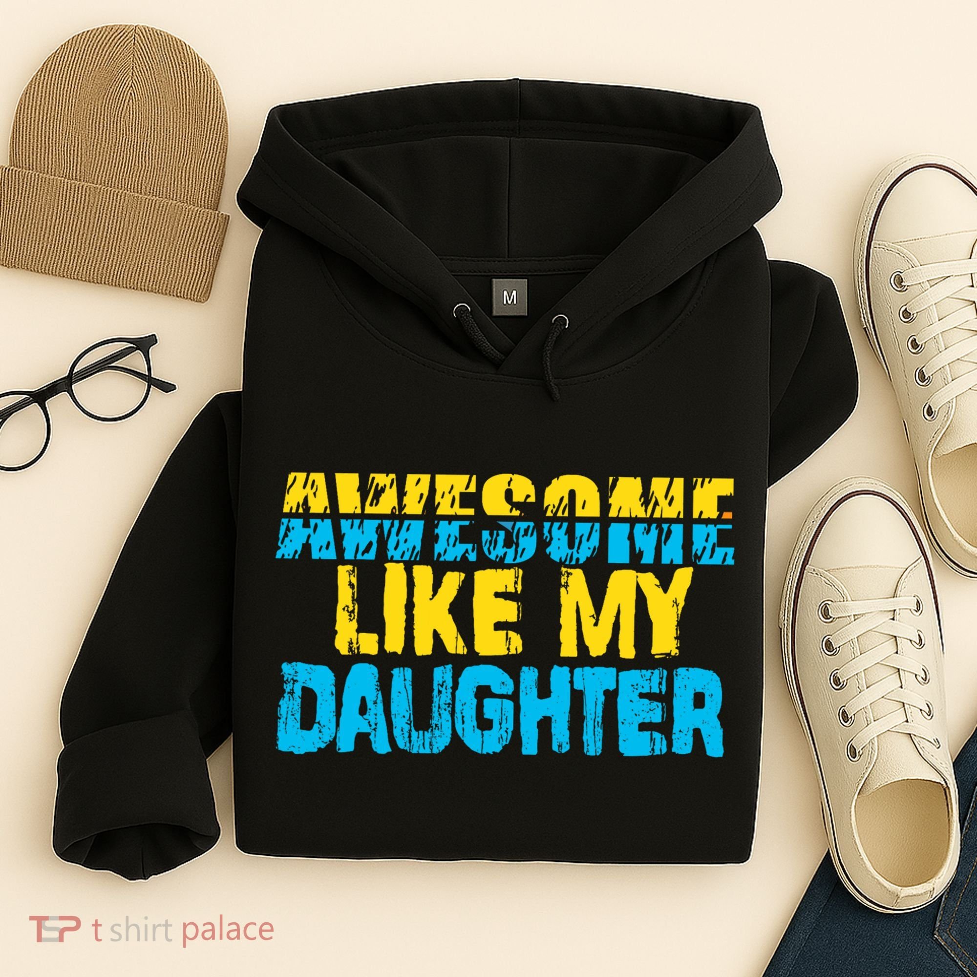 Awesome Like My Daughter Fathers Day Dad Hoodie