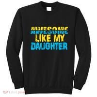 Awesome Like My Daughter Fathers Day Dad Sweatshirt thumb 0