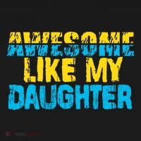 Awesome Like My Daughter Fathers Day Dad Women's Hoodie thumb 2
