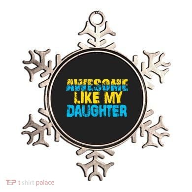 Awesome Like My Daughter Fathers Day Dad Ornament