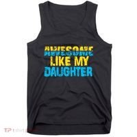 Awesome Like My Daughter Fathers Day Dad Tank Top thumb 0