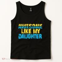 Awesome Like My Daughter Fathers Day Dad Tank Top thumb 2