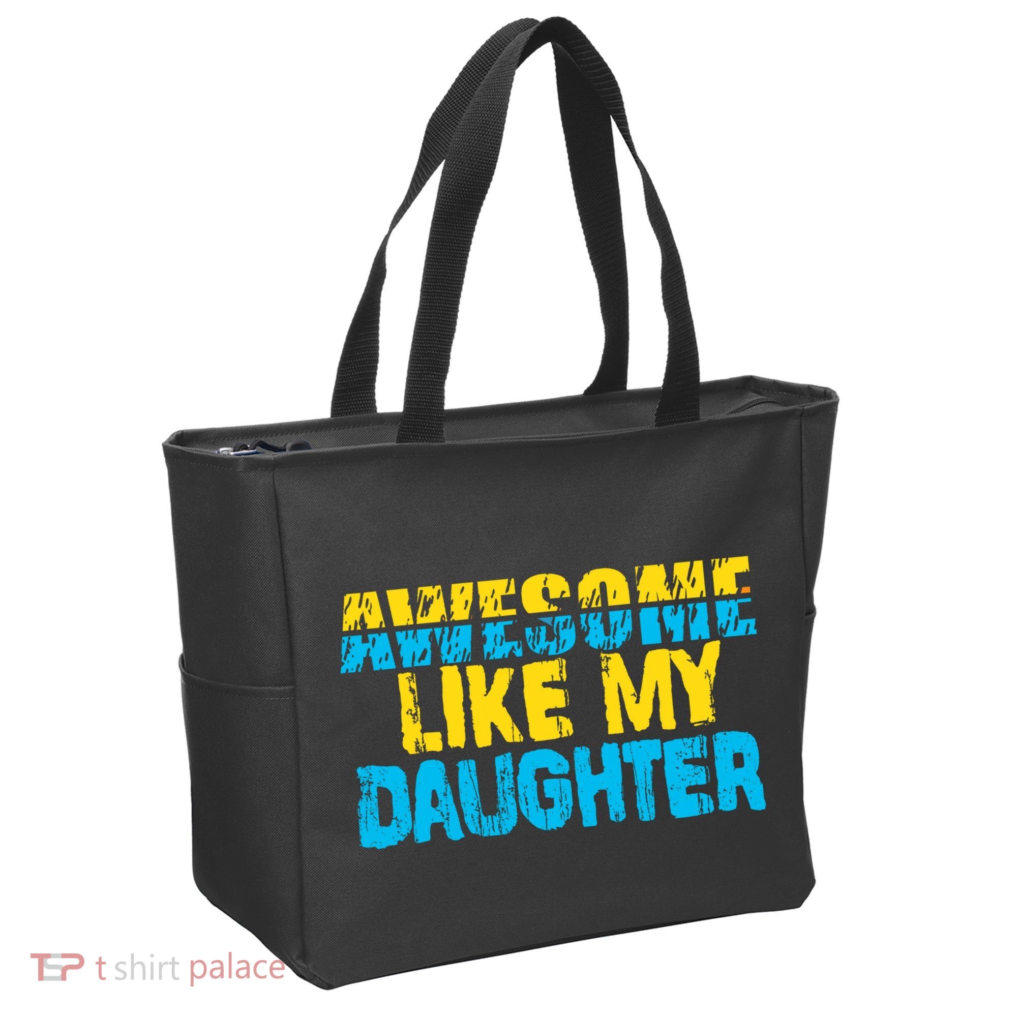 Awesome Like My Daughter Fathers Day Dad Tote Bag
