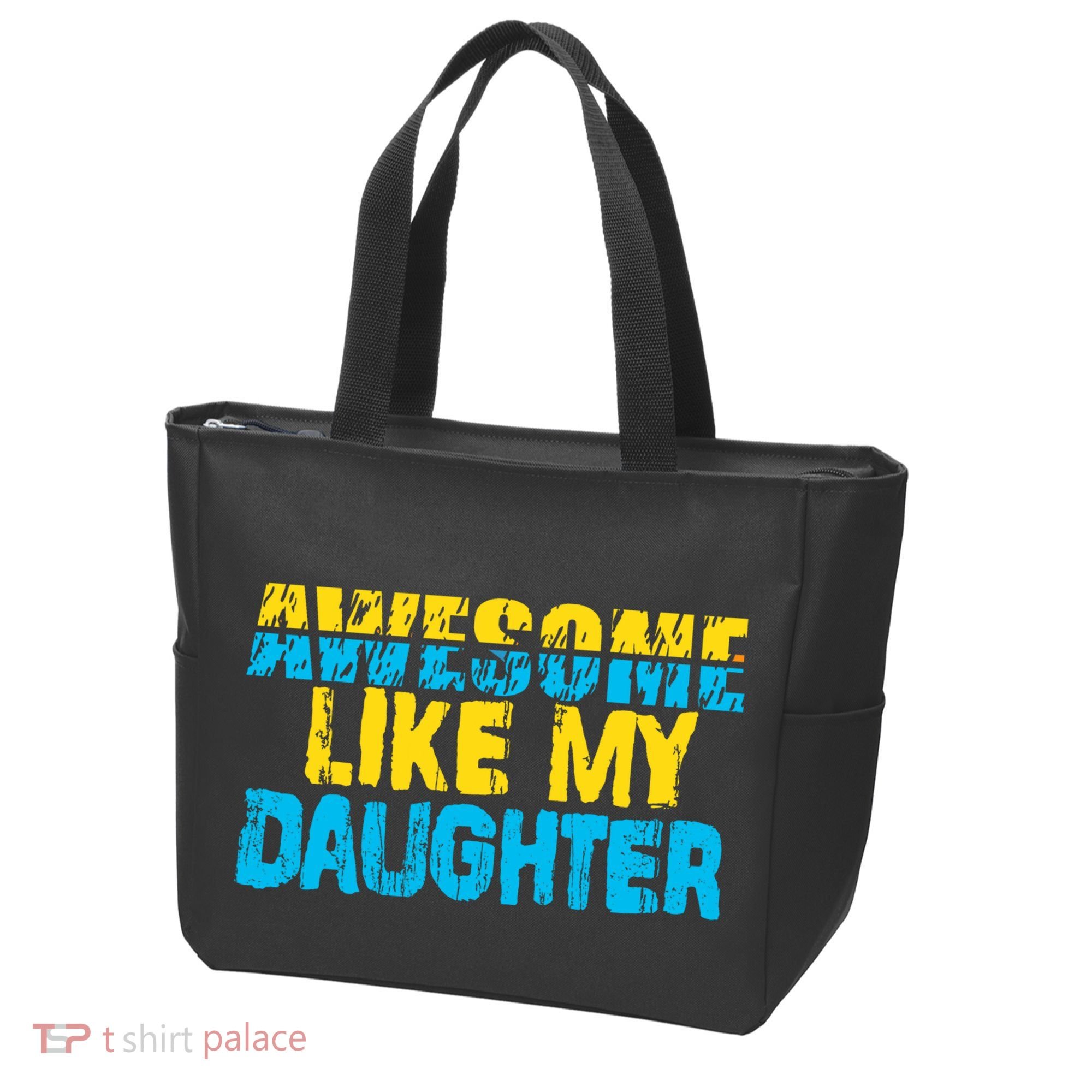 Awesome Like My Daughter Fathers Day Dad Tote Bag