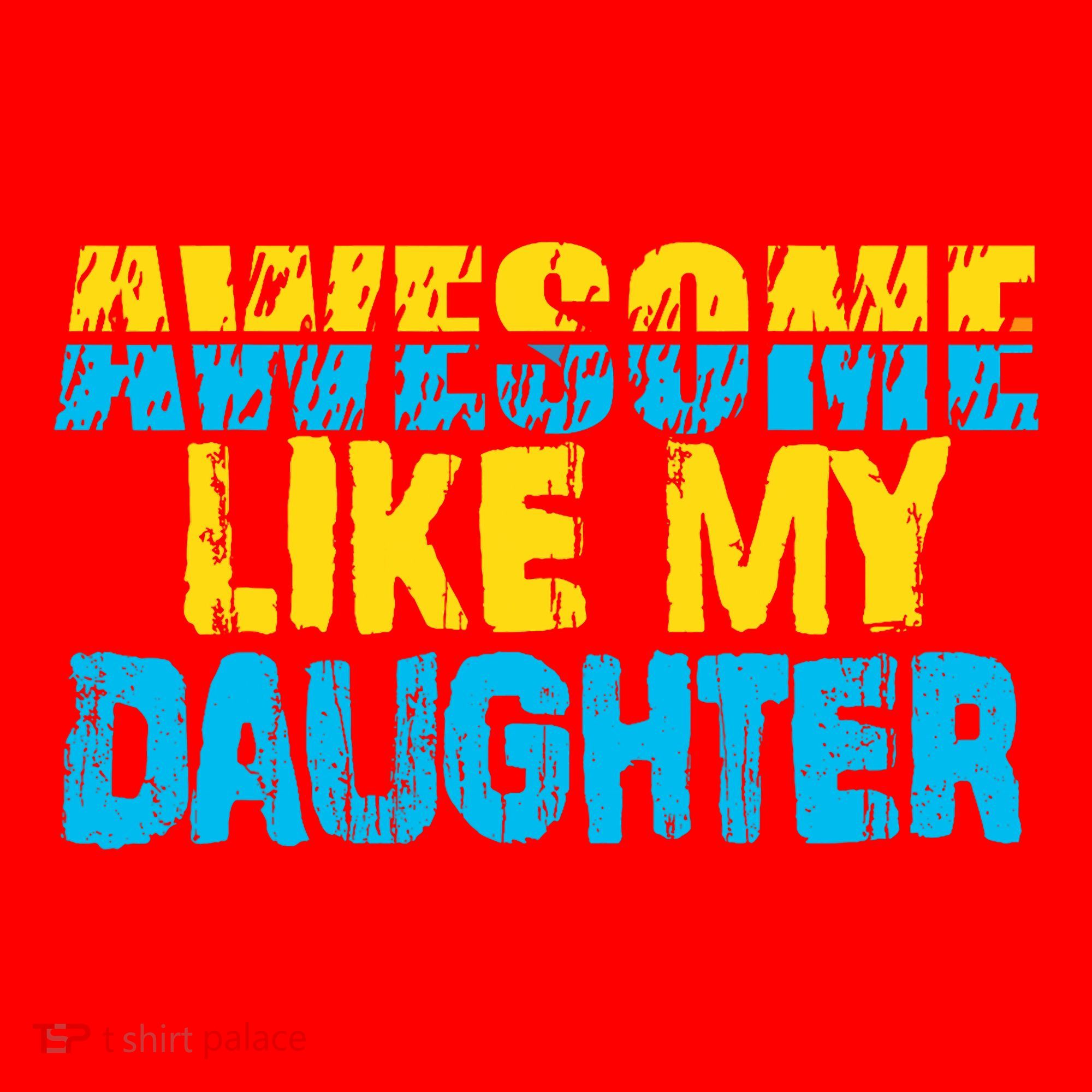 Awesome Like My Daughter Fathers Day Dad Santa Hat
