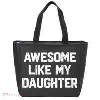 Awesome Like My Daughter Funny Fathers Day Gift Dad Tote Bag thumb 0