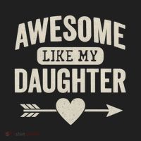 Awesome Like My Daughter Beanie thumb 2
