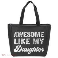 Awesome Like My Daughter Fathers Day Tote Bag thumb 0