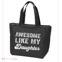 Awesome Like My Daughter Fathers Day Tote Bag thumb 3