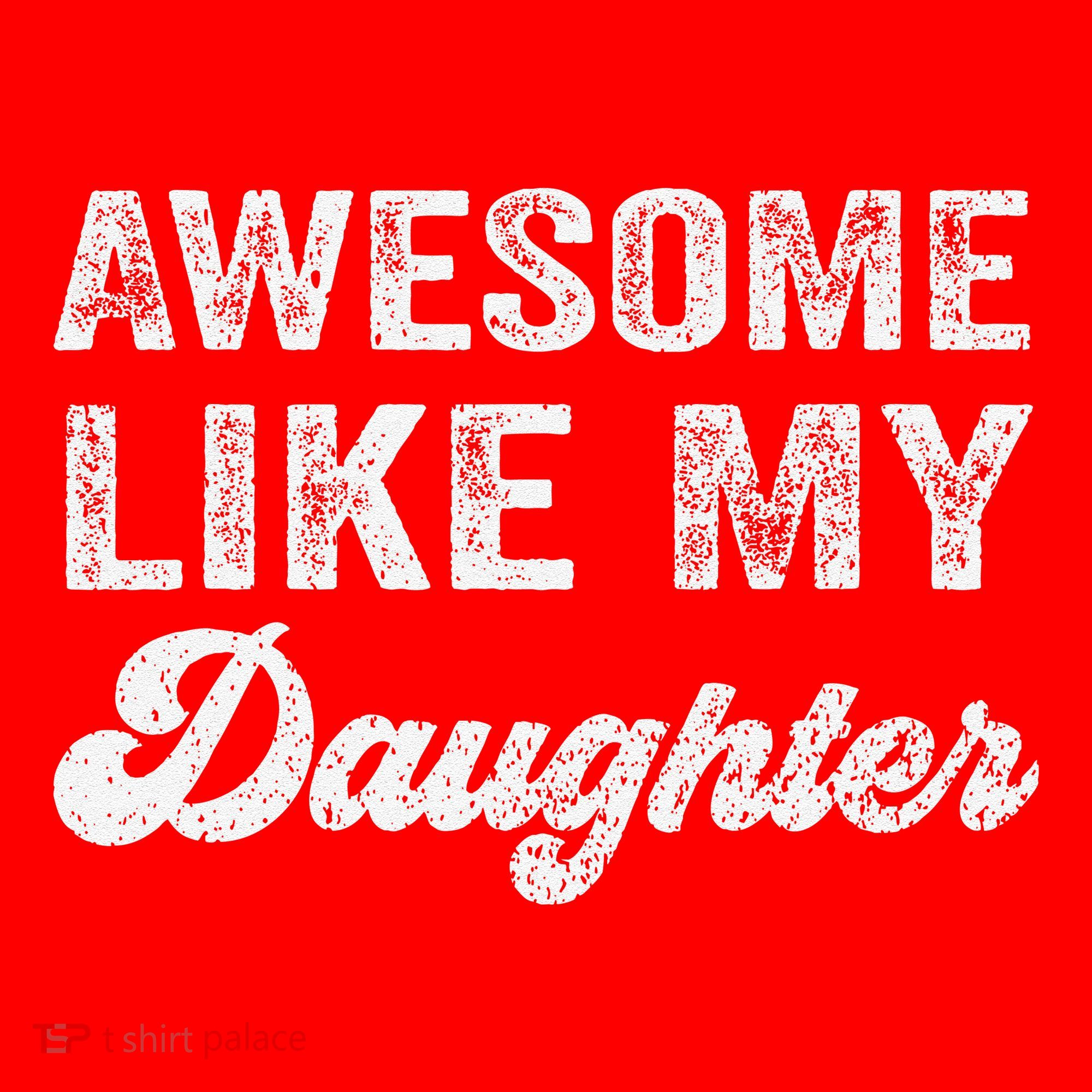 Awesome Like My Daughter Fathers Day Santa Hat