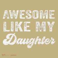 Awesome Like My Daughter Fathers Day Mousepad thumb 1