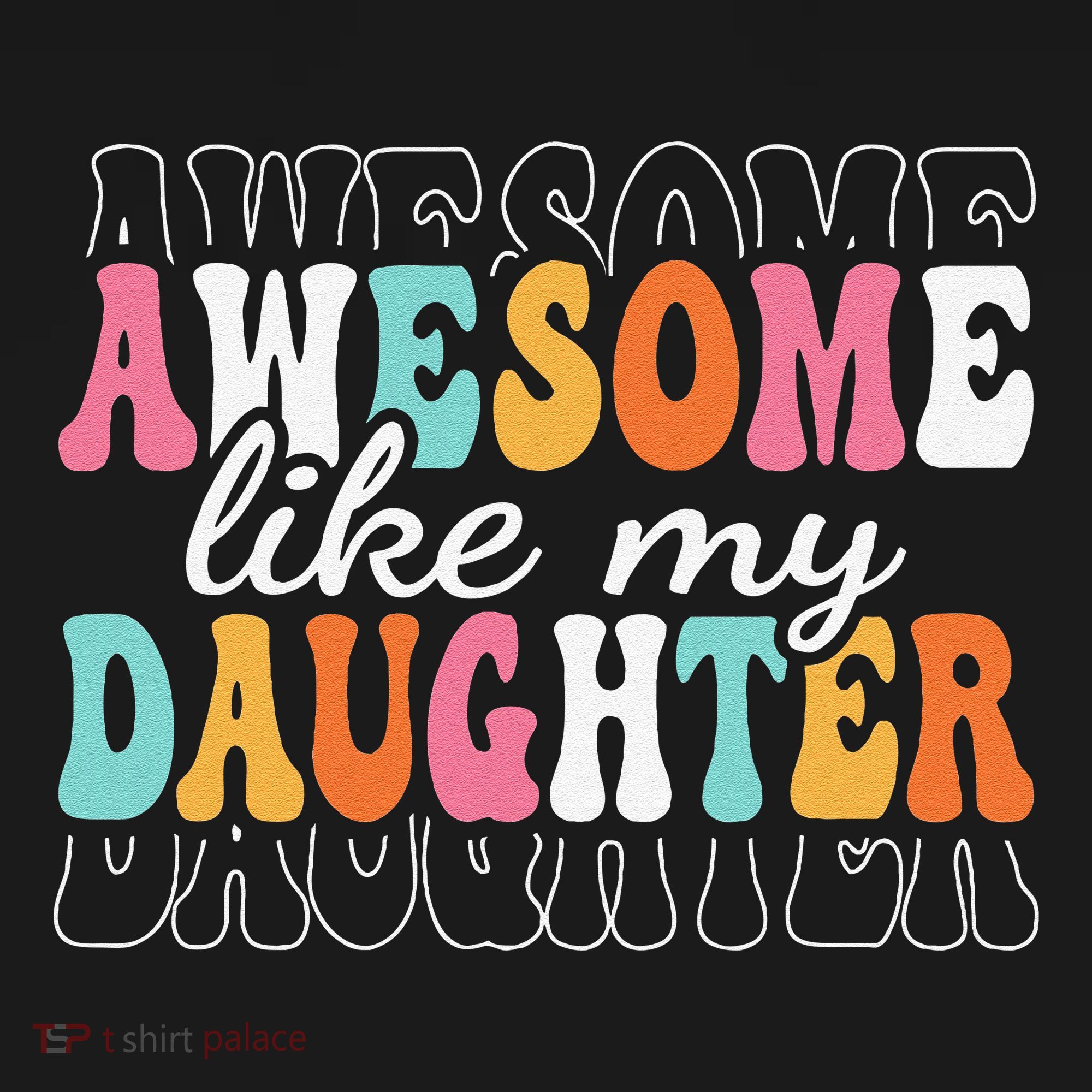 Awesome Like My Daughter Funny Mama Mother Mom Daughter Apron