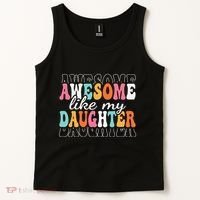 Awesome Like My Daughter Funny Mama Mother Mom Daughter Tank Top thumb 2
