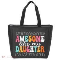 Awesome Like My Daughter Funny Mama Mother Mom Daughter Tote Bag thumb 0