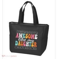 Awesome Like My Daughter Funny Mama Mother Mom Daughter Tote Bag thumb 3
