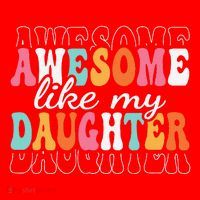 Awesome Like My Daughter Funny Mama Mother Mom Daughter Santa Hat thumb 1