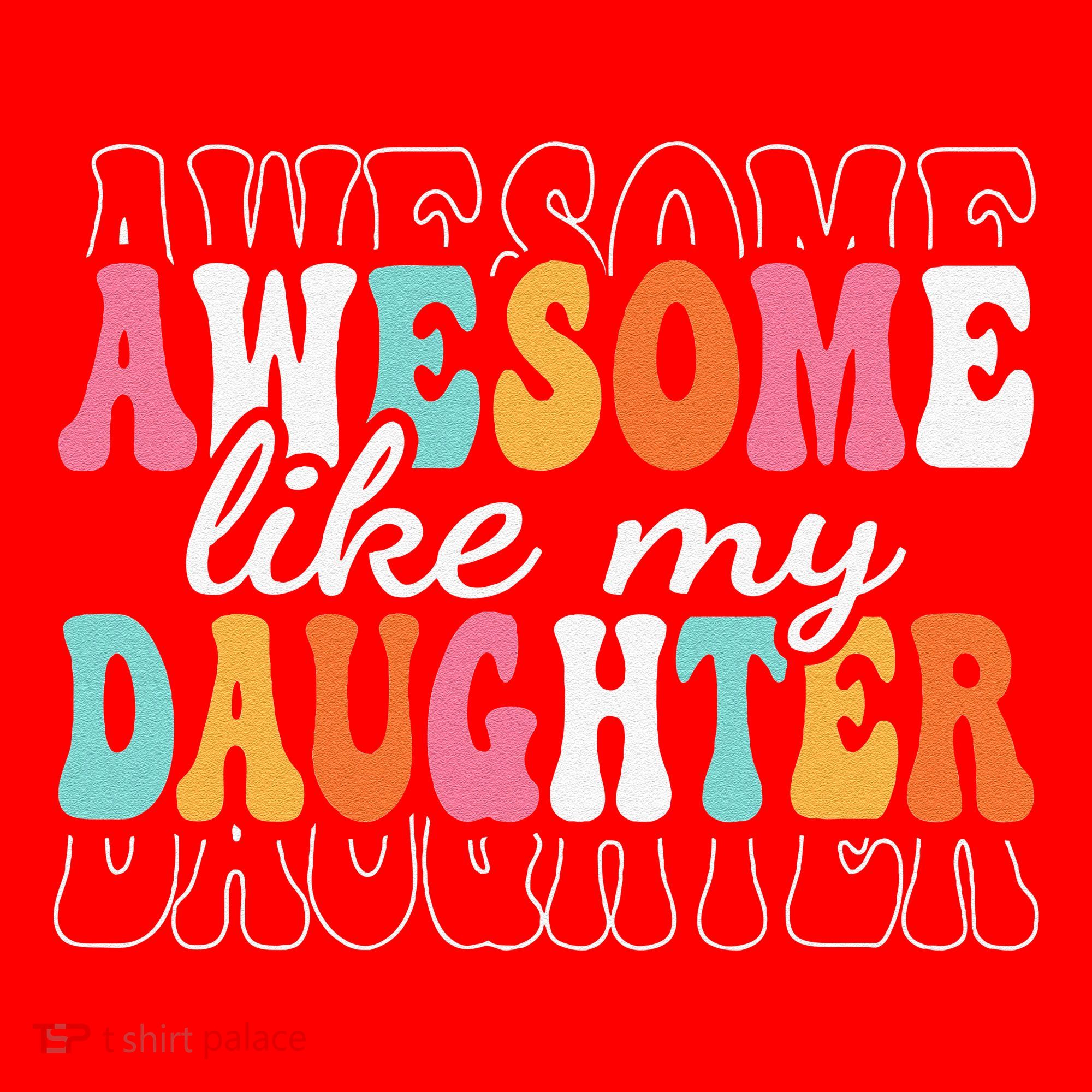 Awesome Like My Daughter Funny Mama Mother Mom Daughter Santa Hat