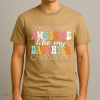 Awesome Like My Daughter Funny Mama Mother Mom Daughter T-Shirt thumb 3