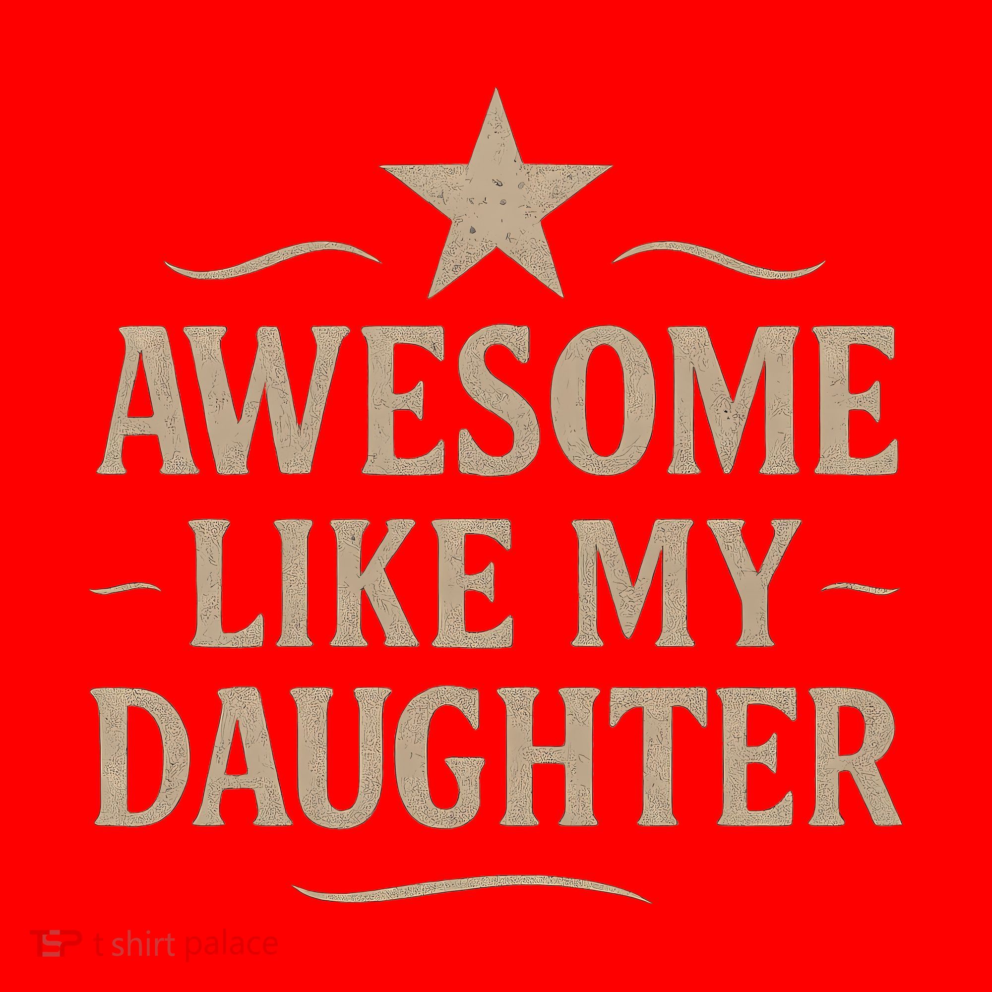 Awesome Like My Daughter - Father's Day Gift Santa Hat