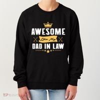 Awesome Like My Dad In Law Father Stepdaughter Matching Meaningful Gift Women's Sweatshirt thumb 0