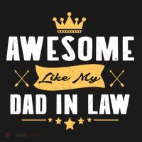 Awesome Like My Dad In Law Father Stepdaughter Matching Meaningful Gift Women's Hoodie thumb 2