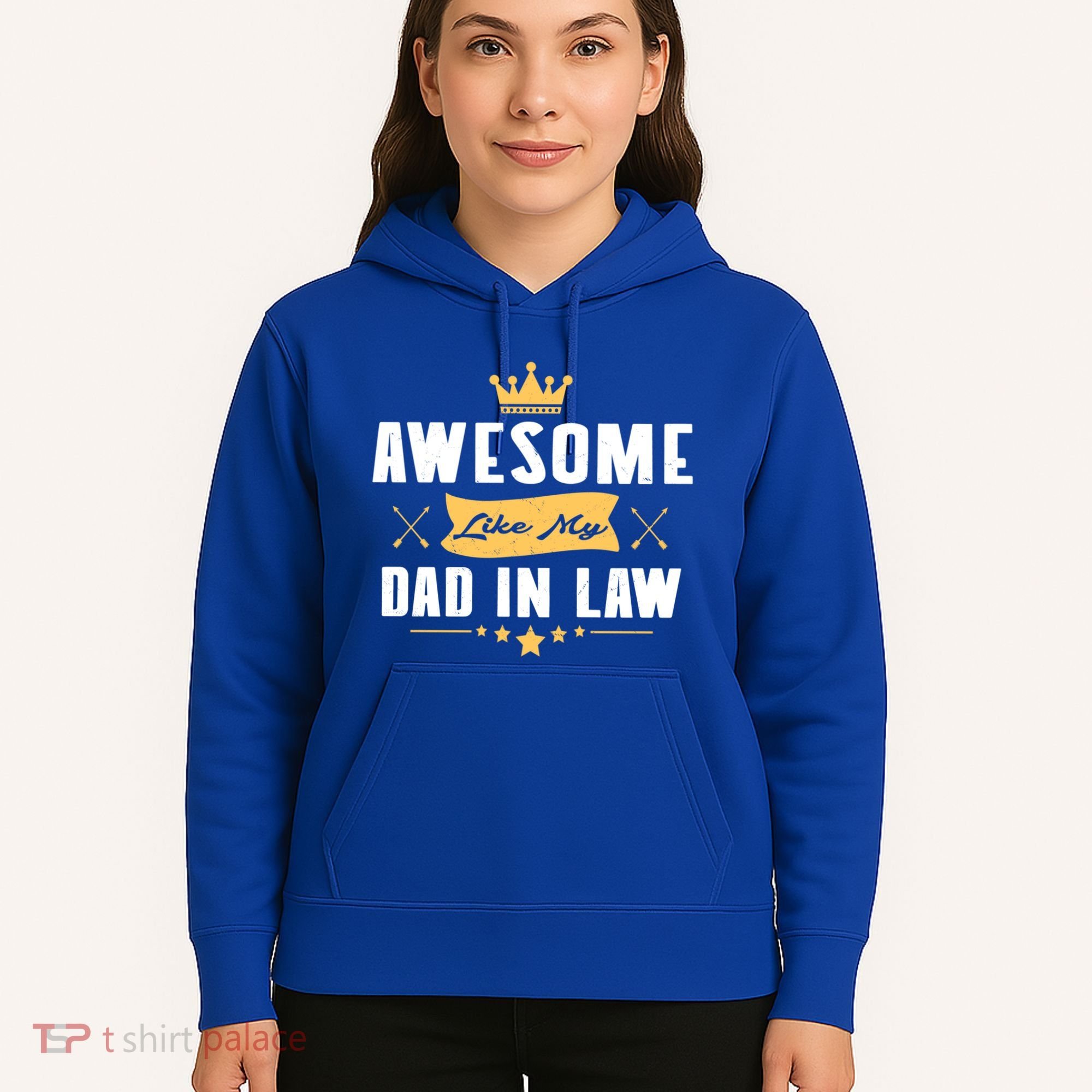 Awesome Like My Dad In Law Father Stepdaughter Matching Meaningful Gift Hoodie