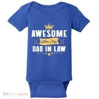 Awesome Like My Dad In Law Father Stepdaughter Matching Meaningful Gift Baby Bodysuit thumb 0