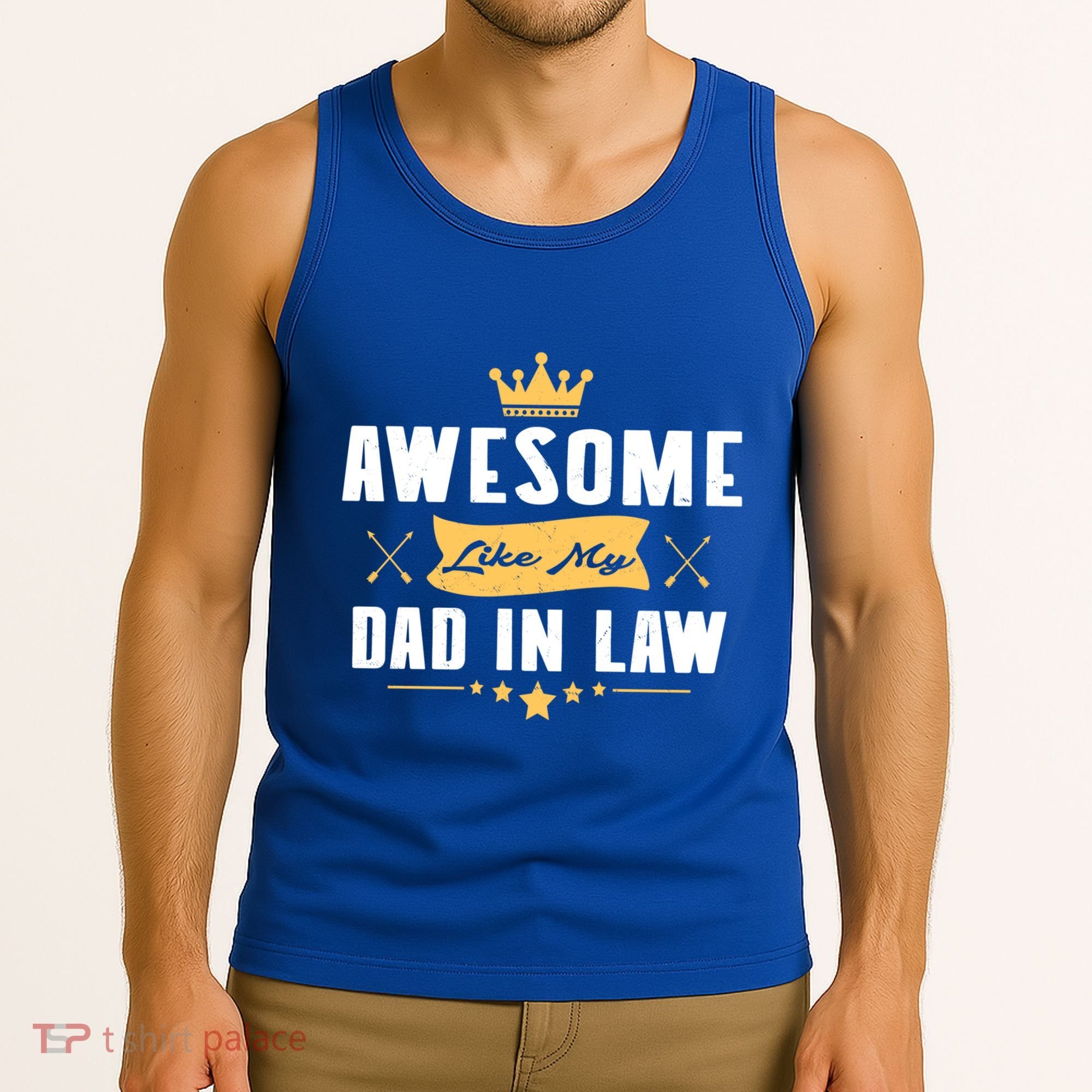 Awesome Like My Dad In Law Father Stepdaughter Matching Meaningful Gift Tank Top