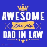 Awesome Like My Dad In Law Father Stepdaughter Matching Meaningful Gift Visor thumb 3