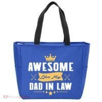Awesome Like My Dad In Law Father Stepdaughter Matching Meaningful Gift Tote Bag thumb 0