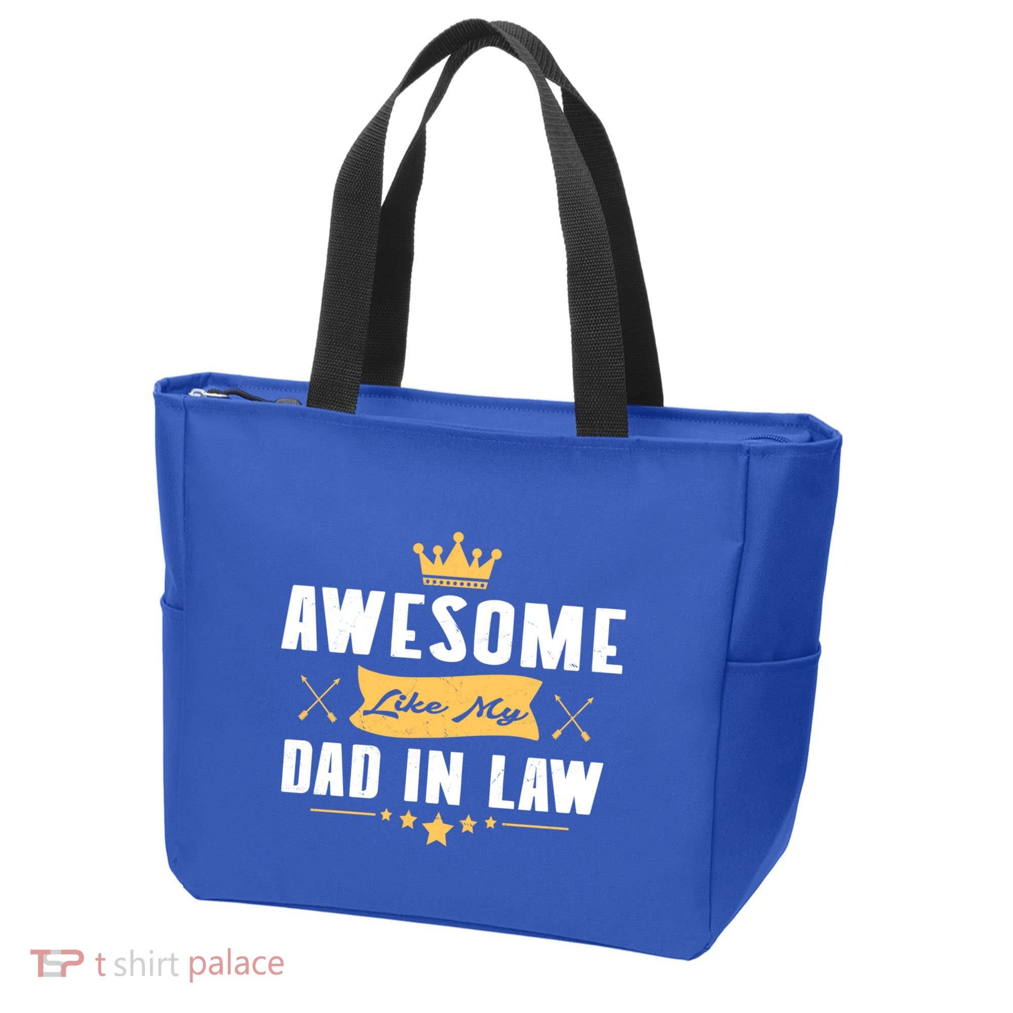 Awesome Like My Dad In Law Father Stepdaughter Matching Meaningful Gift Tote Bag
