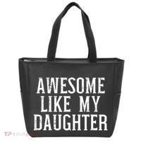 Awesome Like My Daughter Funny Cool Awesome Love Mom Dad Tote Bag thumb 0