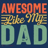Awesome Like My Dad Family Lover Retro Vintage T-Shirt thumb 7