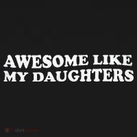 Awesome Like My Daughters Funny Mother Father Women's Hoodie thumb 2