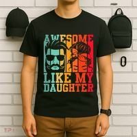 Awesome Like My Daughter Funny Dad And Daughter FatherS Day T-Shirt thumb 6
