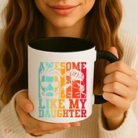 Awesome Like My Daughter Funny Dad And Daughter FatherS Day Coffee Mug thumb 3