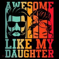 Awesome Like My Daughter Funny Dad And Daughter FatherS Day Coffee Mug thumb 5