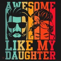 Awesome Like My Daughter Funny Dad And Daughter FatherS Day Polo thumb 3