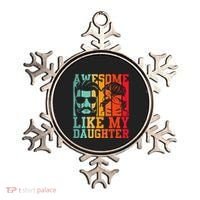 Awesome Like My Daughter Funny Dad And Daughter FatherS Day Ornament thumb 0