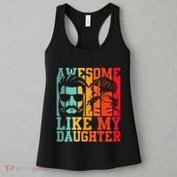 Awesome Like My Daughter Funny Dad And Daughter FatherS Day Women's Tank Top thumb 3
