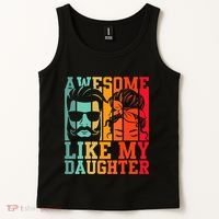 Awesome Like My Daughter Funny Dad And Daughter FatherS Day Tank Top thumb 2