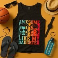 Awesome Like My Daughter Funny Dad And Daughter FatherS Day Tank Top thumb 4