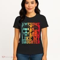 Awesome Like My Daughter Funny Dad And Daughter FatherS Day Women's T-Shirt thumb 4