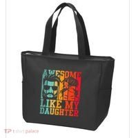 Awesome Like My Daughter Funny Dad And Daughter FatherS Day Tote Bag thumb 3