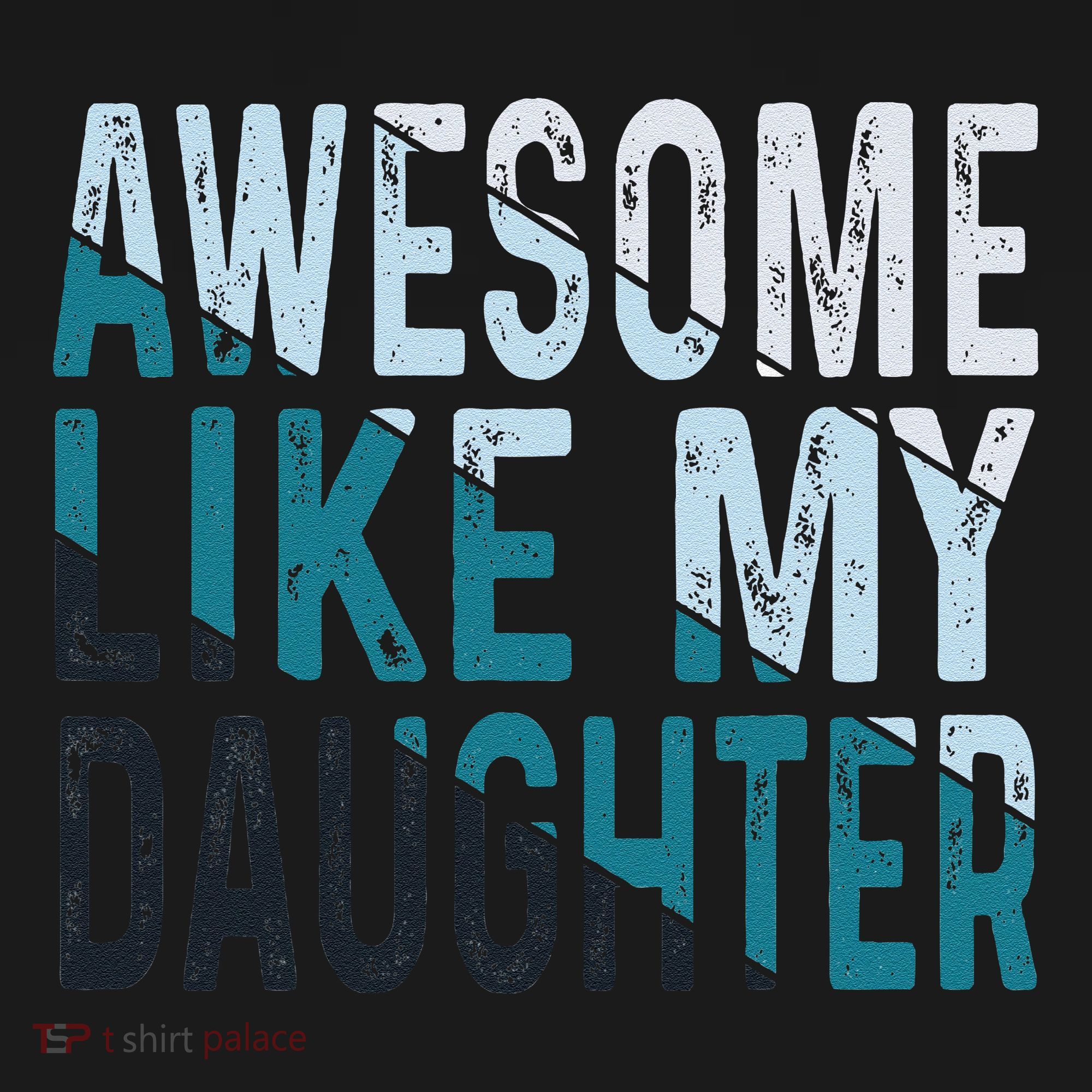 Awesome Like My Daughter Girl Funny Papa Fathers Day Dad Women's Hoodie