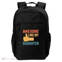 Awesome Like My Daughter - Father's Day Gift Backpack thumb 0
