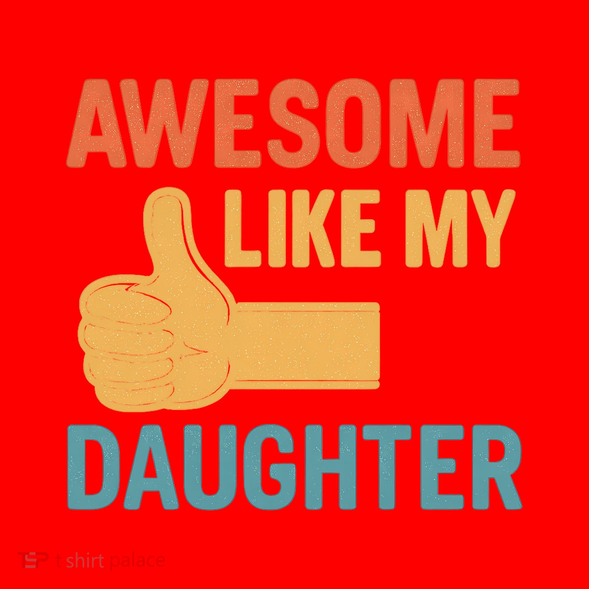 Awesome Like My Daughter - Father's Day Gift Santa Hat